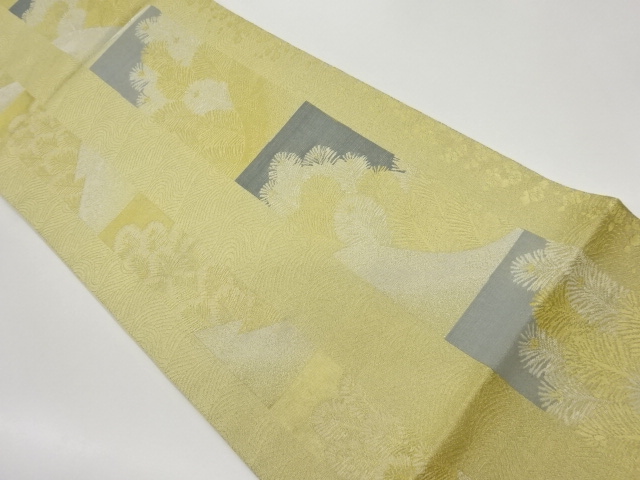 JAPANESE FUKURO OBI / WOVEN YOUNG PINE